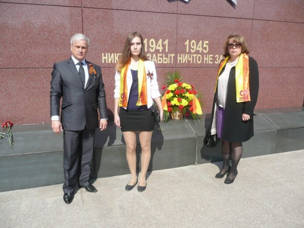 9 мая. Мемориал на Площади Победы в Благовещенске 