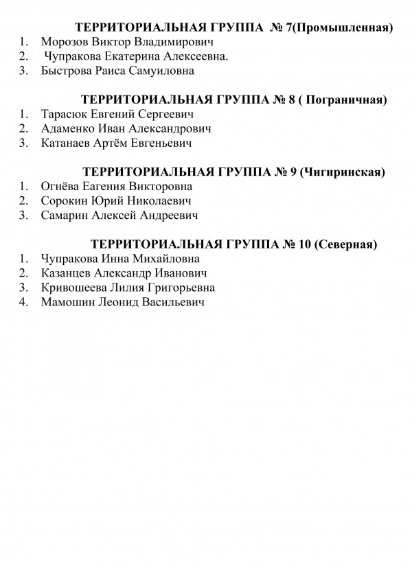 Общегородской список кандидатов в депутаты Благовещенской городской Думы (стр.2) 